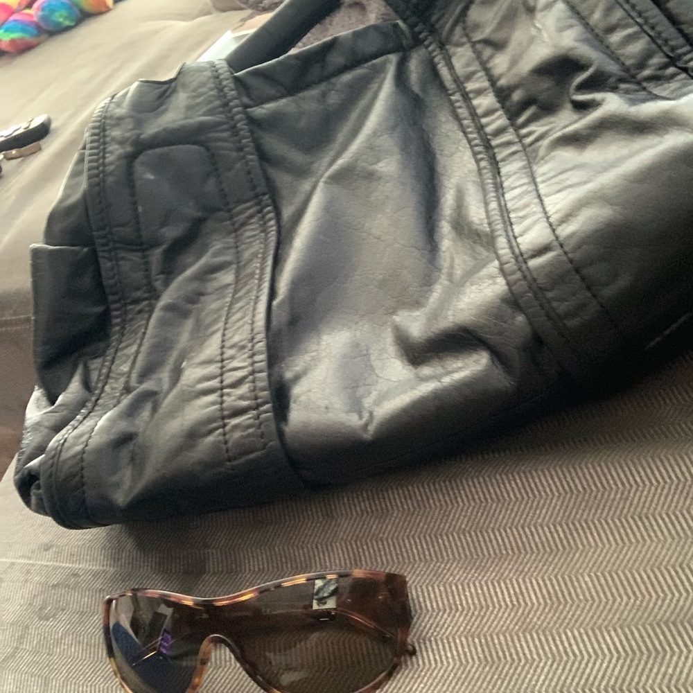 Vintage Kenneth Cole NY leather satchel bag